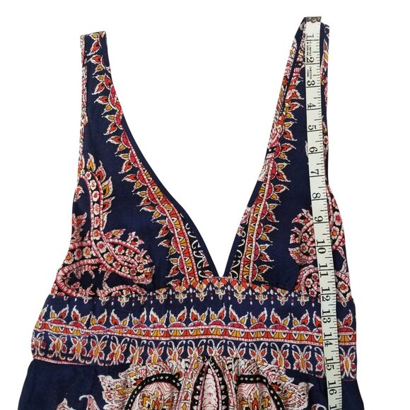 Akualani Halter Sundress in Soft Rayon - Extra Long Med. Small - Picture 11 of 16